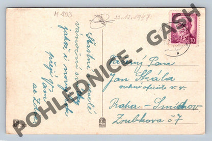 Pohlednice strom Československo 1947 (M803)