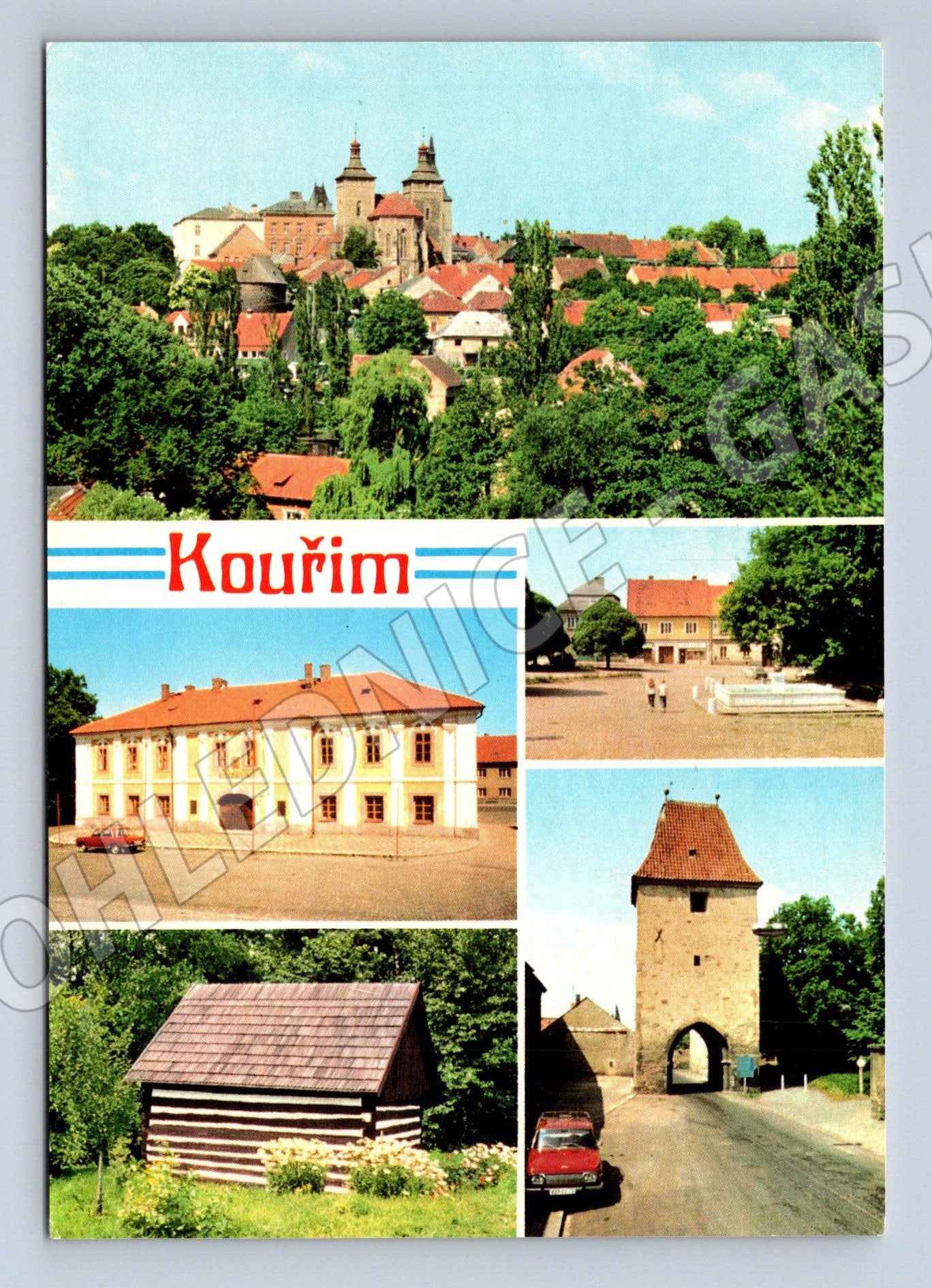 Postcard Kouřim historical postcard Kolín district (M8032)