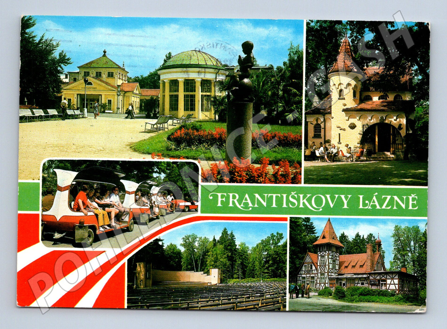 Postcard Františkovy Lázně historical postcard 1981 (M8040)