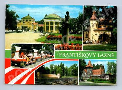 Postcard Františkovy Lázně historical postcard 1981 (M8040)