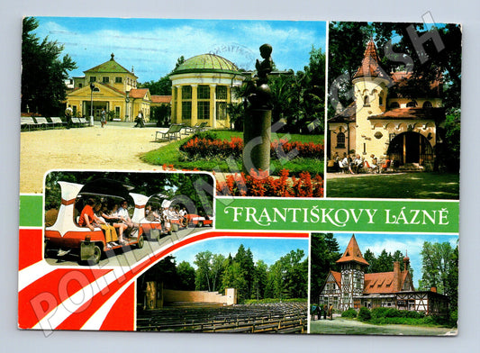 Pohlednice Františkovy Lázně historická pohlednice 1981 (M8040)