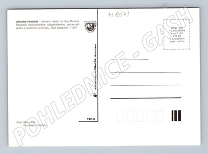 Pohlednice Uherské Hradiště koláž památek velký formát (M8071)