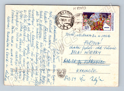 Postcards Písek region Orlík Zvíkov Mirotice Milevsko Písek (M8080)