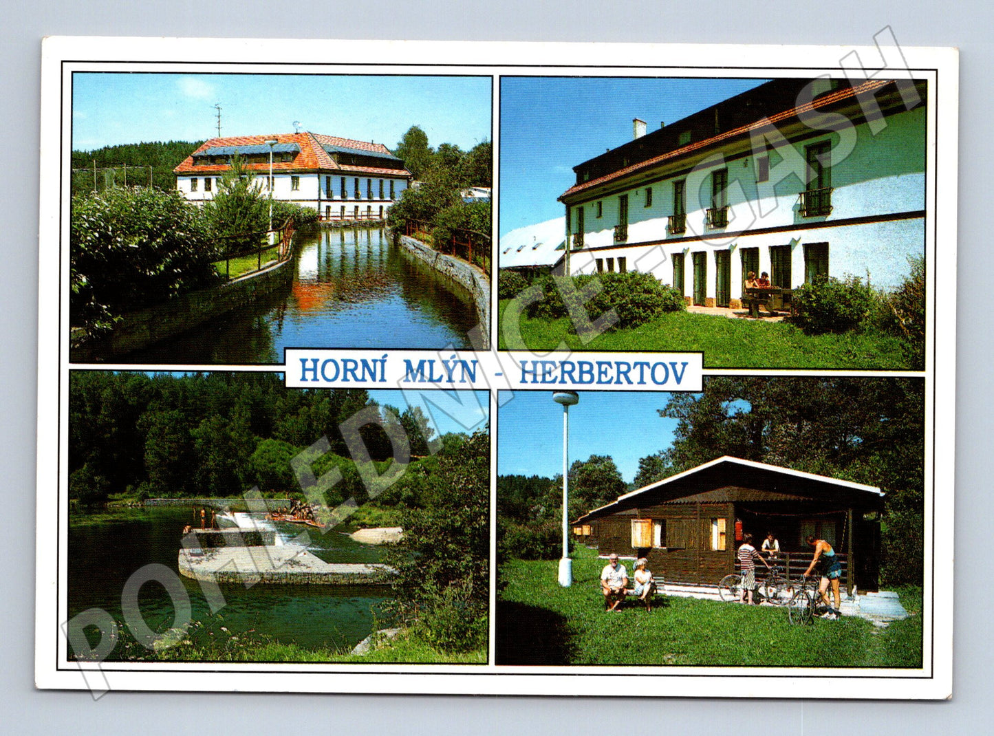 Postcard Upper Mill Herbertov Vyšší Brod Pressfoto (M8092)