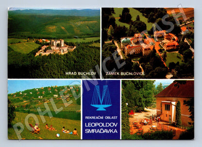 Postcards Buchlov and Buchlovice postcard Leopoldov Smraďavka (M8103)