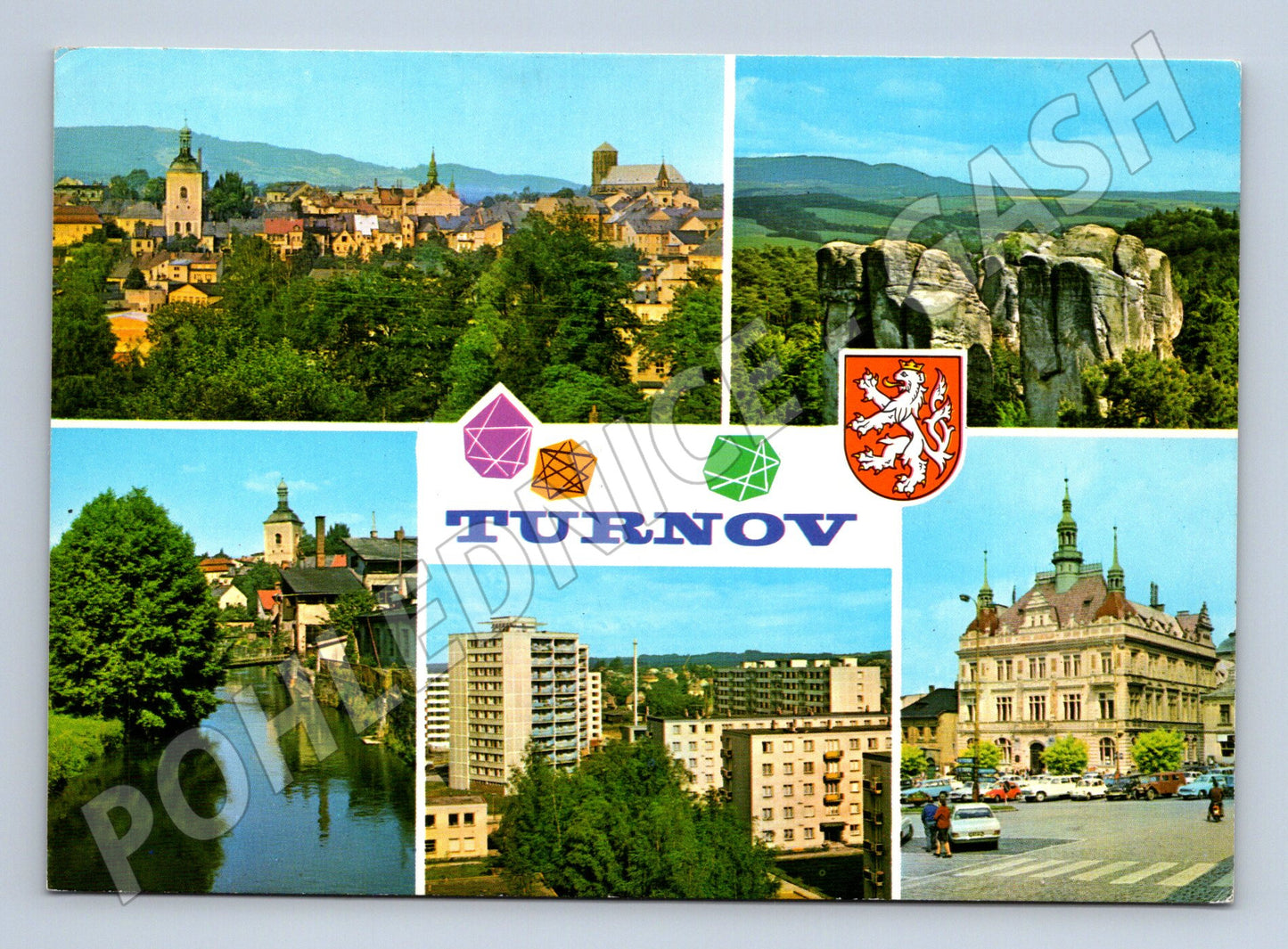 Pohlednice Turnov panoráma památky a příroda (M8108)