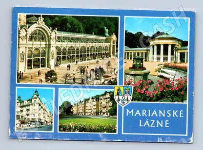 Pohlednice Mariánské Lázně historická Československo (M8117)