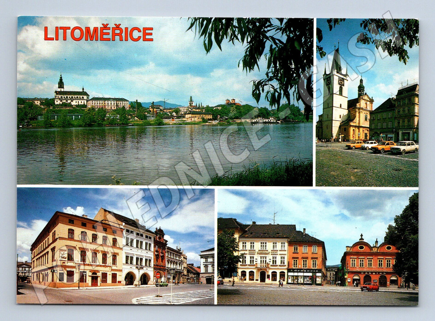 Pohlednice Litoměřice barevná vícepohledová (M8124)