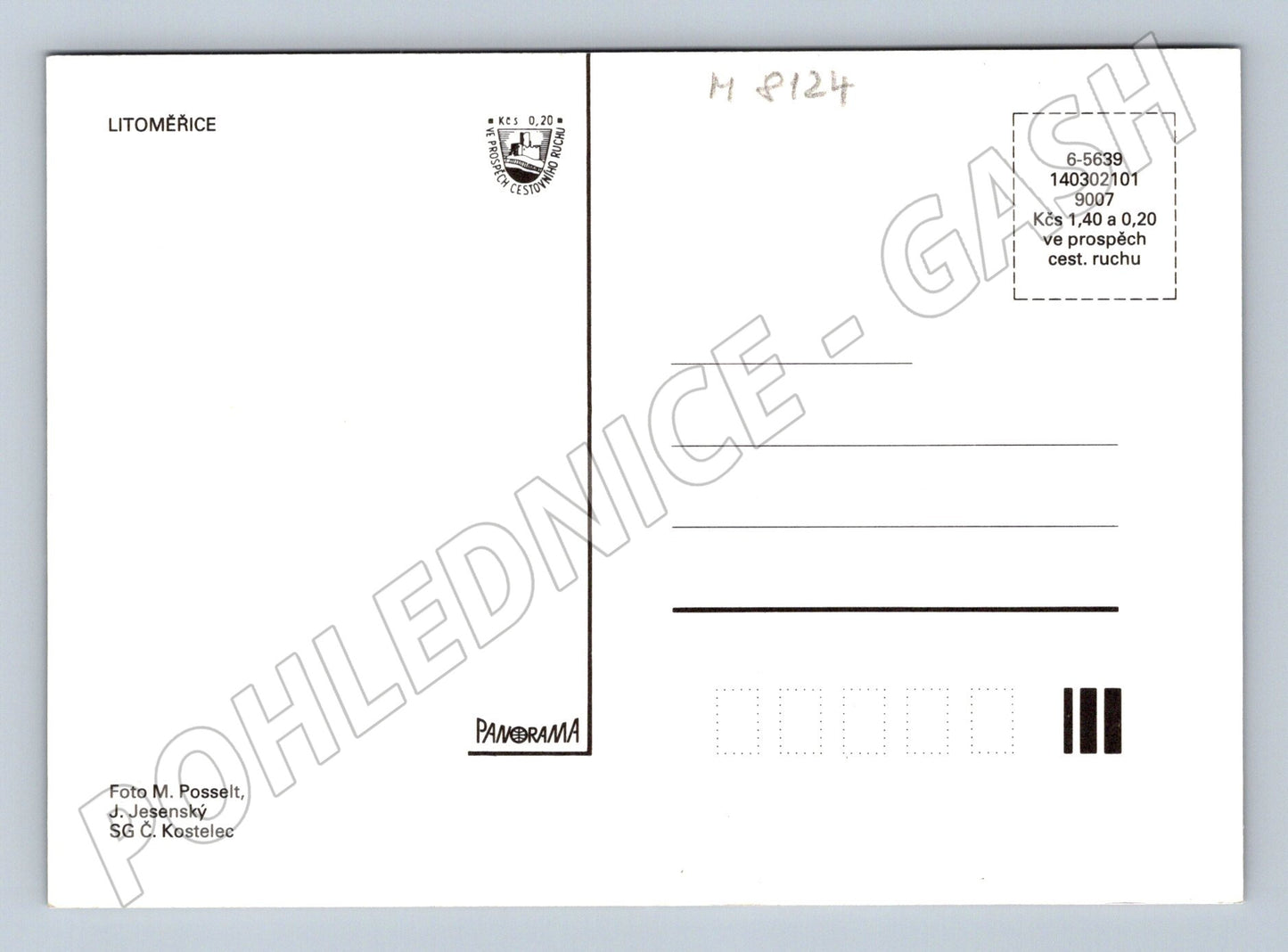 Pohlednice Litoměřice barevná vícepohledová (M8124)