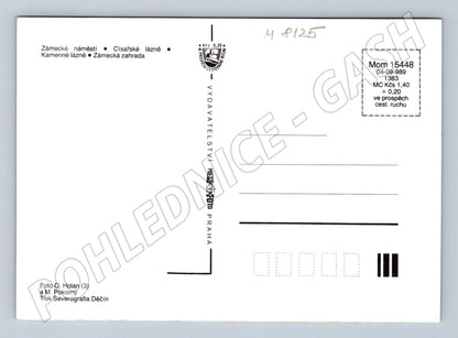 Pohlednice Teplice vícepohled velký formát ČSSR (M8125)