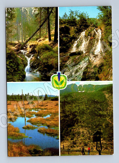 Postcard Krkonoše National Park retro motif (M8127)