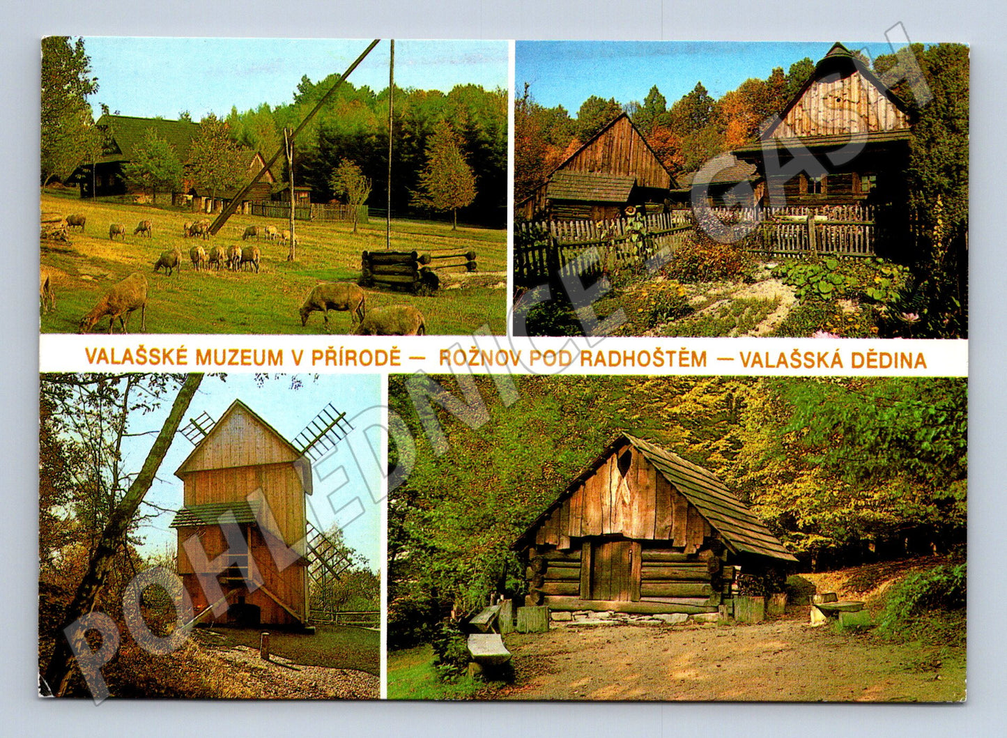 Postcard Wallachian Museum Rožnov pod Radhoštěm 1989 (M8152)