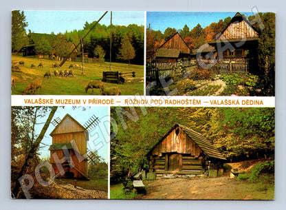 Postcard Wallachian Museum Rožnov pod Radhoštěm 1989 (M8152)
