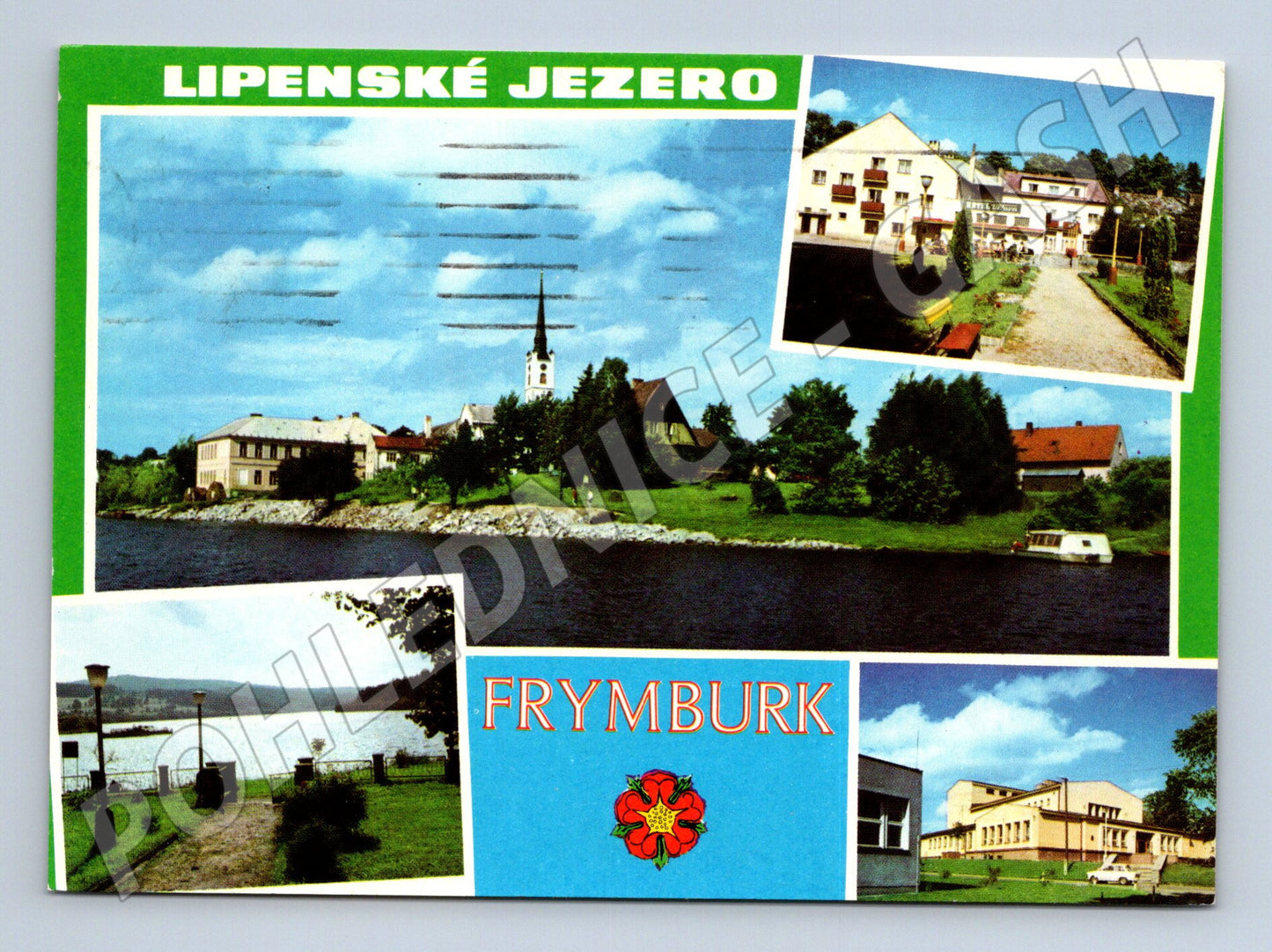 Pohlednice Frymburk u Lipna vintage Český Krumlov (M8155)