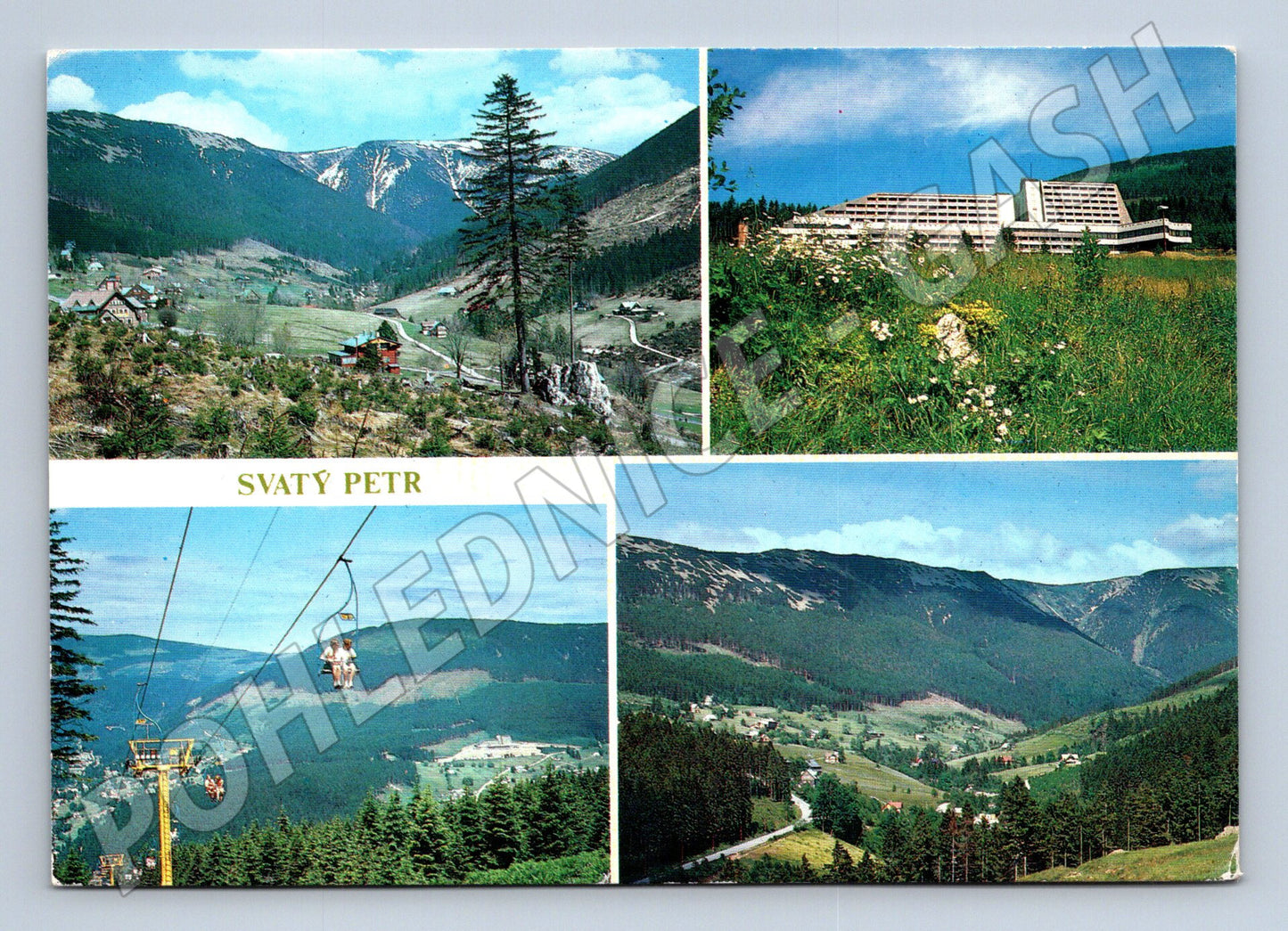 Postcard St. Peter Špindlerův Mlýn Krkonoše used (M8160)