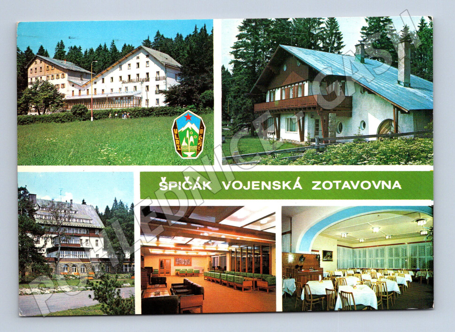 Postcard Špičák military convalescent home sent 1980 (M8179)