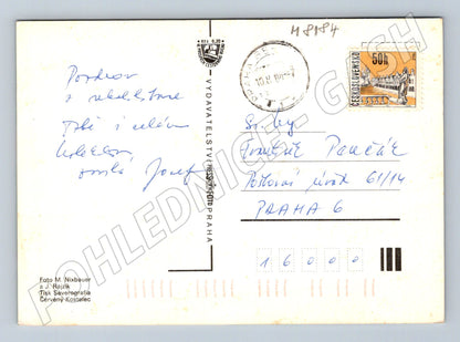 Postcard Marianske Lazne map historical colonnade (M8184)