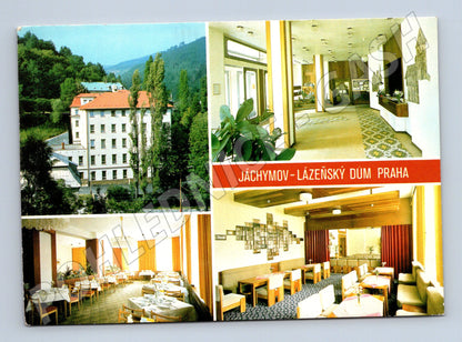 Pohlednice Jáchymov lázeňský dům Praha 1986 (M8185)