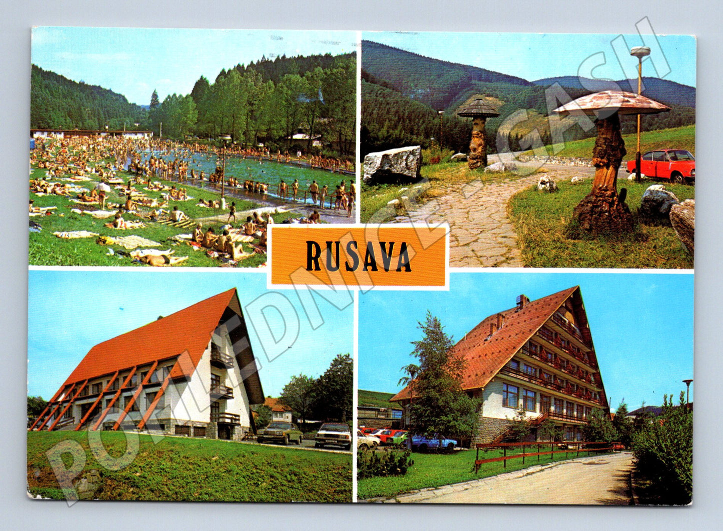 Postcard Rusava Hostýnské mountains recreational area (M8187)