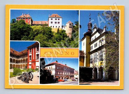 Pohlednice Opočno zámek zaslaná známka 1998 (M8188)