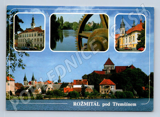 Pohlednice Rožmitál pod Třemšínem historická prošlá (M8199)