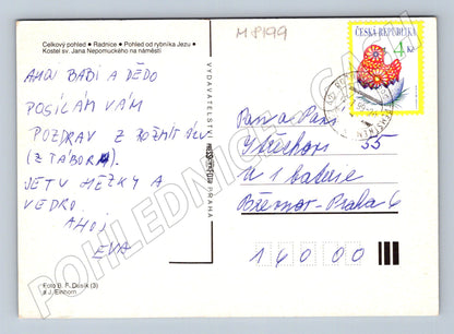 Postcard Rožmitál pod Třemšínem, historical, used (M8199)