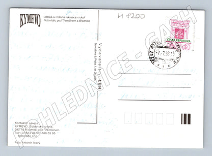 Pohlednice KYMEVO Sobenský rybník Roželov Bělčice 90 léta (M8200)