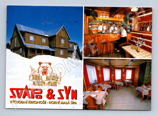 Pohlednice Bouda Grizzly Niklův vrch Malá Úpa Krkonoše (M8211)