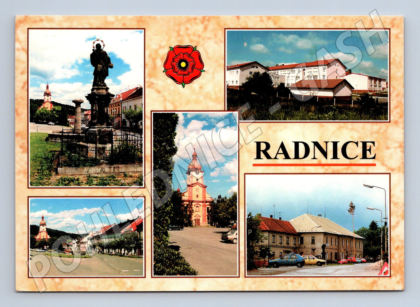 Postcard City Hall multi-view city year 2000 (M8212)