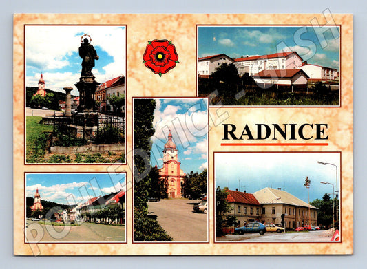 Pohlednice Radnice vícepohled město rok 2000 (M8212)