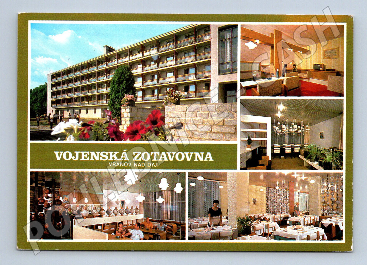 Pohlednice Vojenská zotavovna Vranov nad Dyjí Československo (M8226)