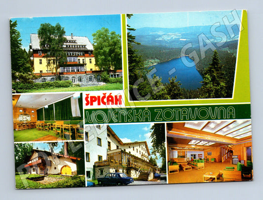 Pohlednice Špičák vojenská zotavovna velký formát zaslaná (M8234)