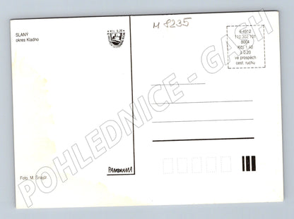 Pohlednice Slaný koláž velký formát okres Kladno (M8235)