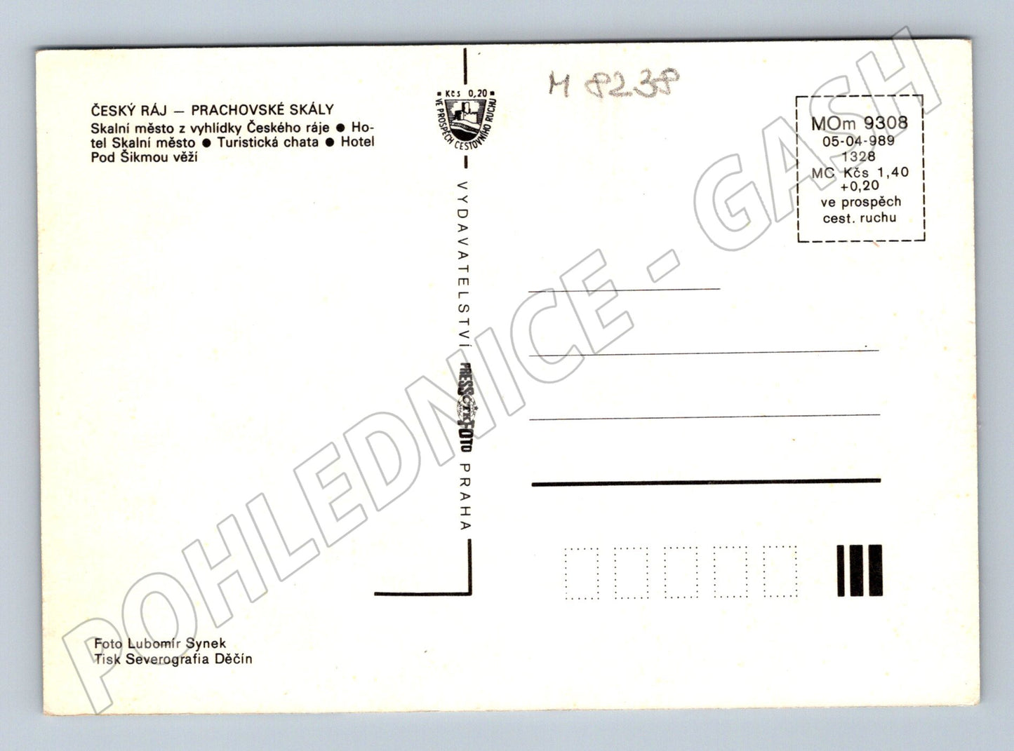 Pohlednice Český ráj Prachovské skály (M8238)