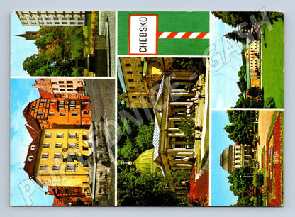 Pohlednice Chebsko Cheb Mariánské Lázně vícepohled (M8251)