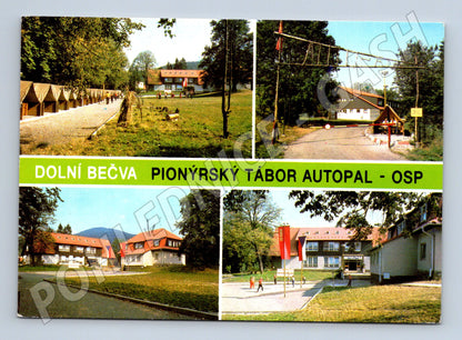 Pohlednice Dolní Bečva pionýrský tábor AUTOPAL Beskydy (M8252)