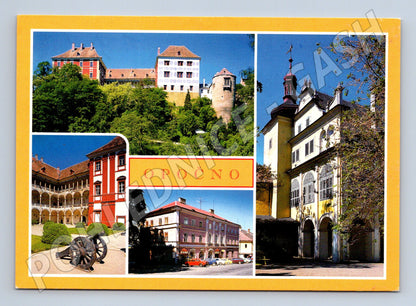 Pohlednice Opočno státní zámek kolorovaná 1997 (M8257)