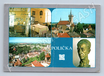 Pohlednice Polička rodiště Bohuslava Martinů historická (M8258)