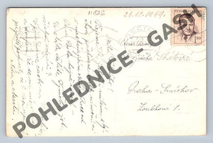 Pohlednice Vysoký Sněžník zimní 1949 (M826)