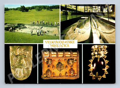 Pohlednice Velkomoravské Mikulčice archeologie 9 století (M8262)
