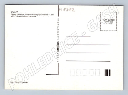 Pohlednice Sázava bývalý klášter národní památka (M8282)