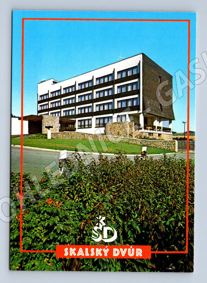 Pohlednice Skalský dvůr hotel velký formát (M8283)