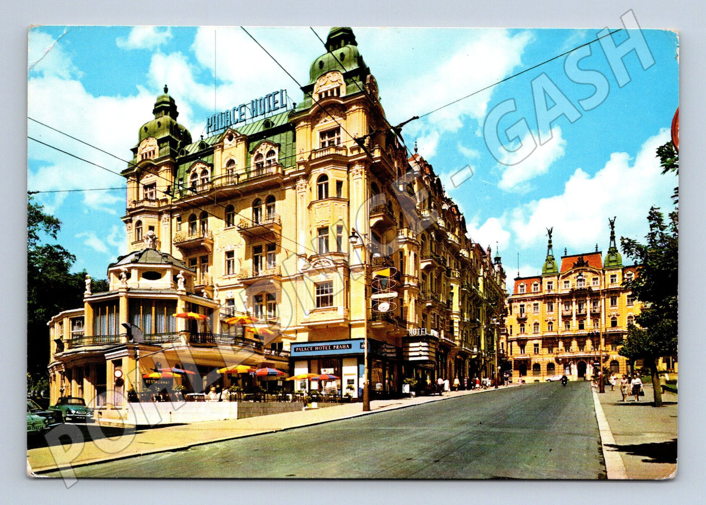 Pohlednice Mariánské Lázně Palace Hotel historická (M8285)