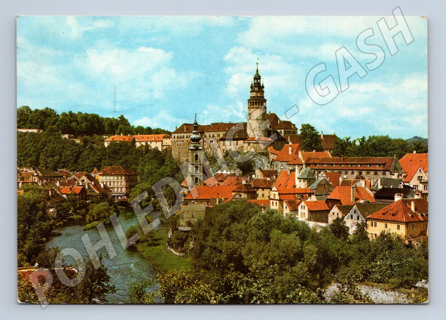 Pohlednice Český Krumlov zámek 1972 prošlá (M8286)