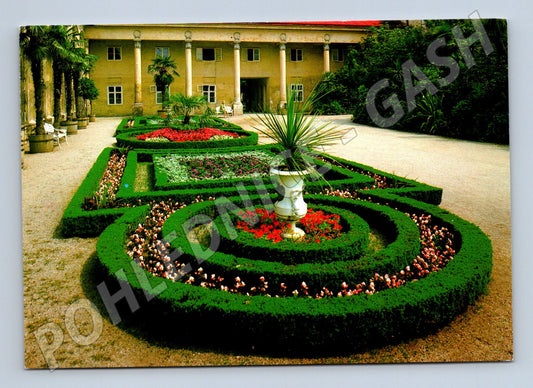 Pohlednice Kroměříž Květná zahrada Cestný dvůr UNESCO (M8292)