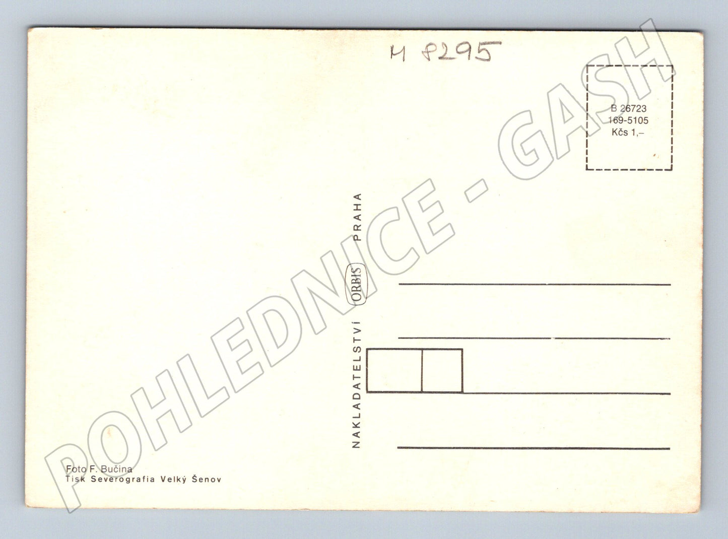 Pohlednice Česká krajina velký formát Orbis Praha (M8295)