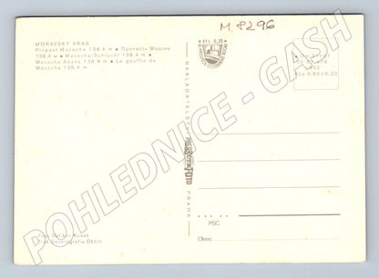 Pohlednice Propast Macocha Moravský kras 1952 (M8296)