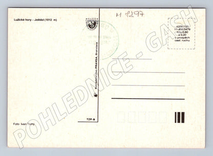 Pohlednice Ještěd Lužické hory TV vysílač Československo (M8297)