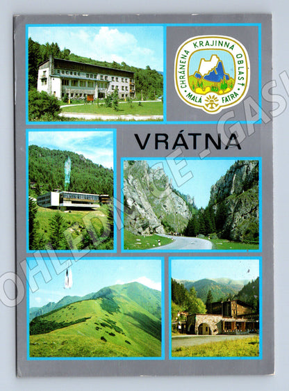 Postcard Malá Fatra Vrátna Slovakia Czechoslovakia (M8312)