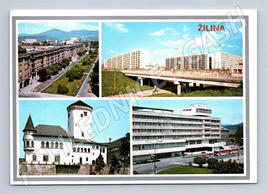 Postcard Žilina Budatín Castle Hotel Slovakia retro (M8325)